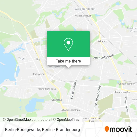 Berlin-Borsigwalde map