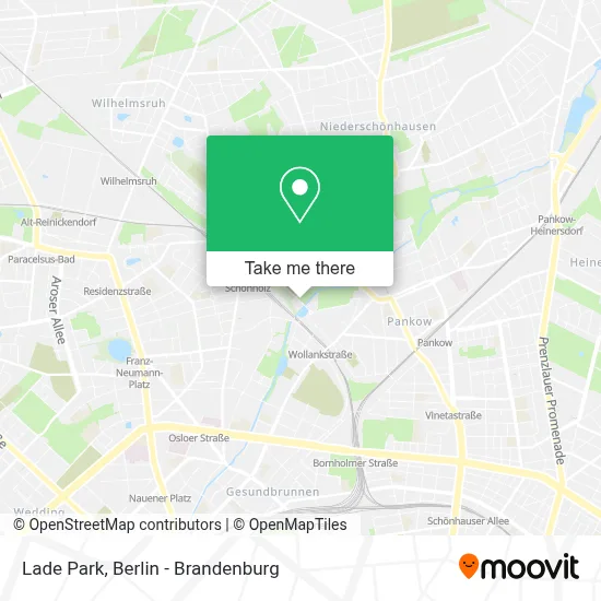 Lade Park map
