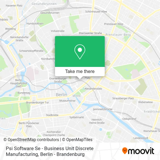 Psi Software Se - Business Unit Discrete Manufacturing map
