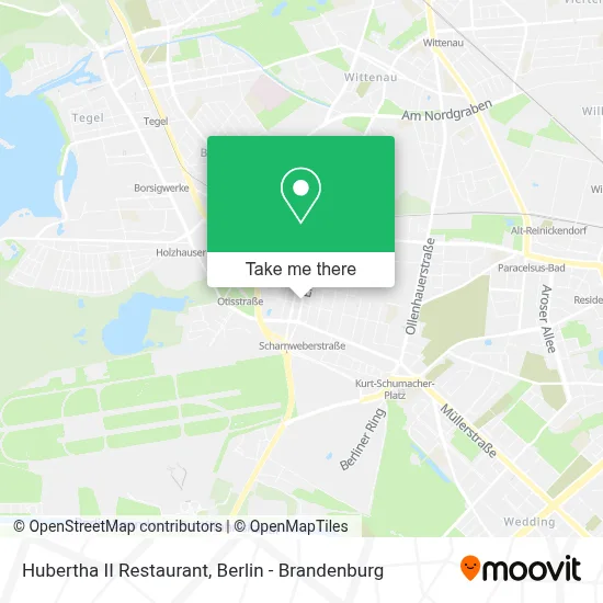 Hubertha II Restaurant map