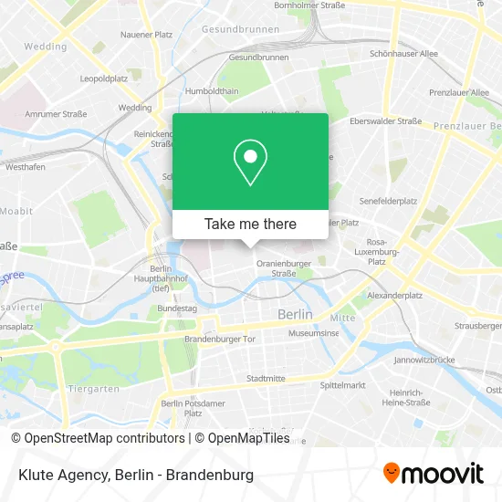 Klute Agency map