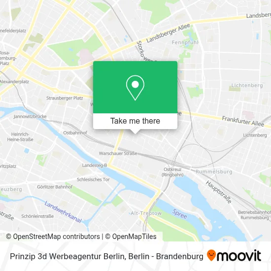 Prinzip 3d Werbeagentur Berlin map