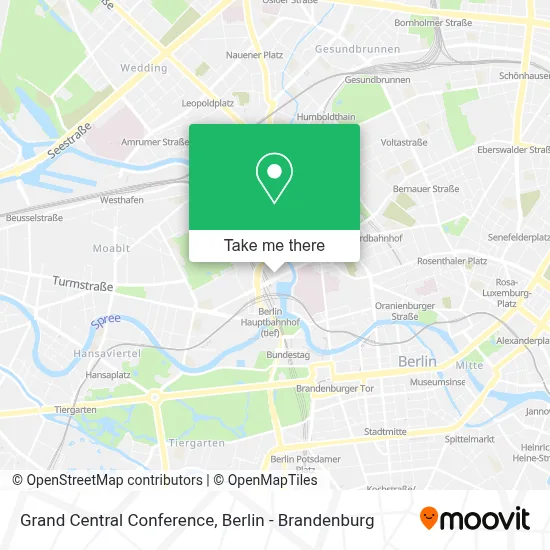 Grand Central Conference map