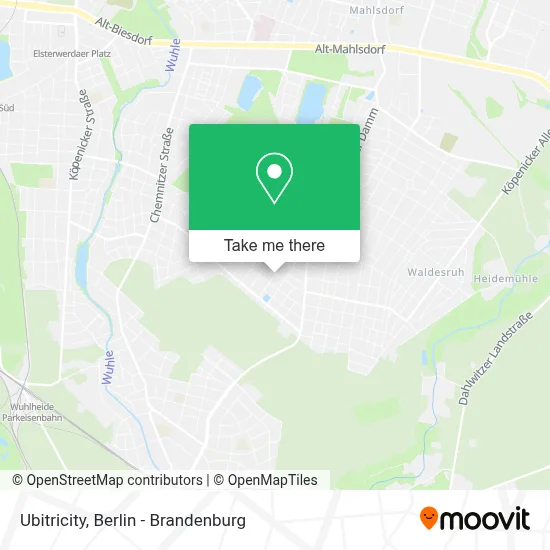 Ubitricity map