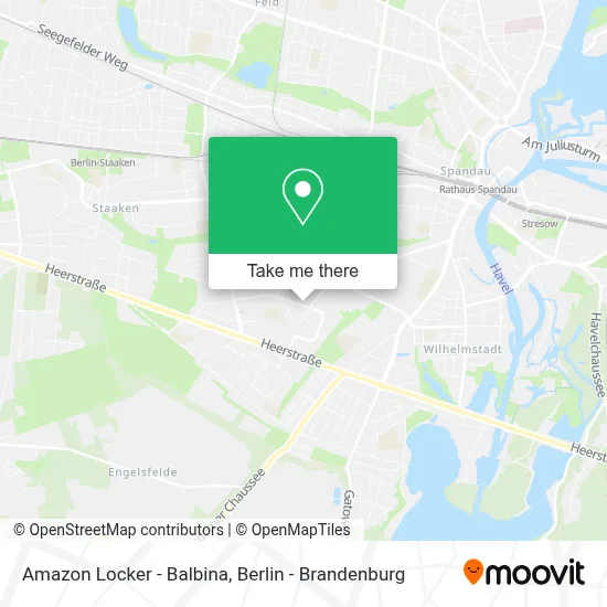 Amazon Locker - Balbina map
