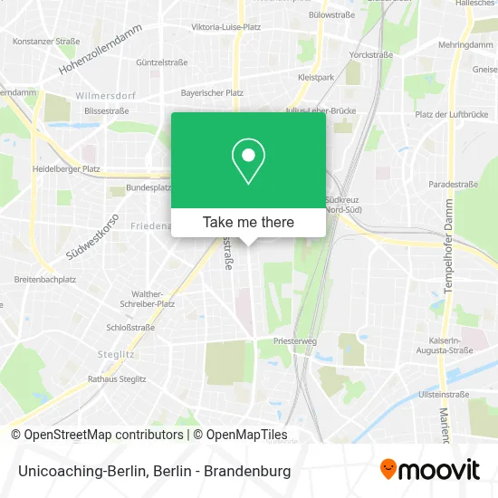 Unicoaching-Berlin map