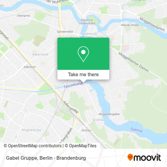 Gabel Gruppe map