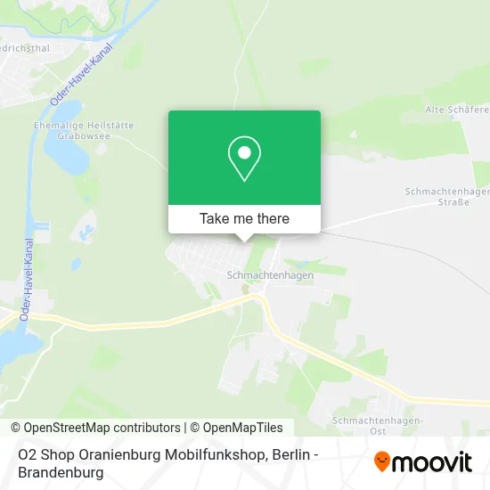 O2 Shop Oranienburg Mobilfunkshop map
