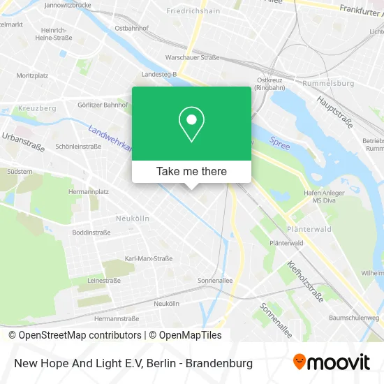New Hope And Light E.V map