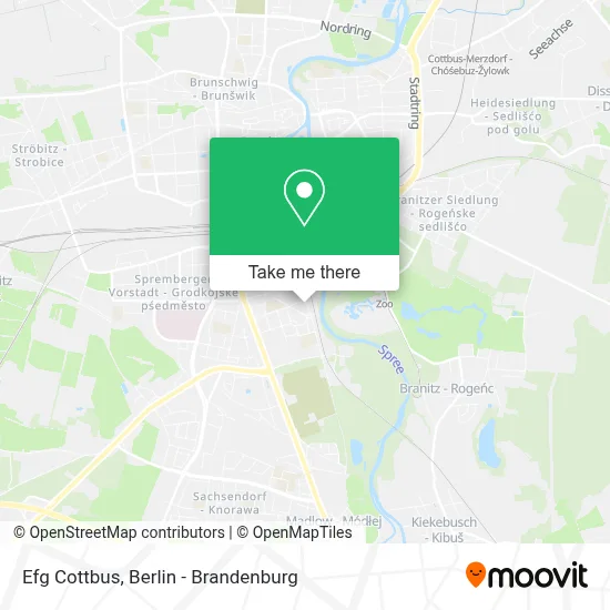 Efg Cottbus map