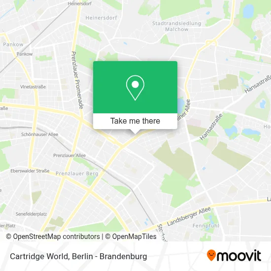 Cartridge World map
