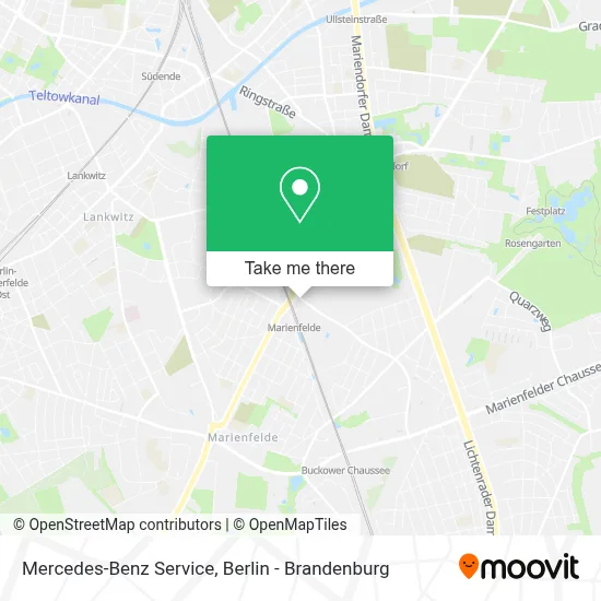 Mercedes-Benz Service map