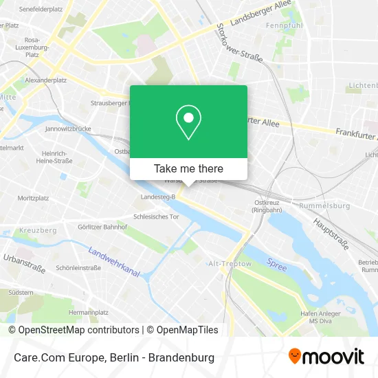 Care.Com Europe map