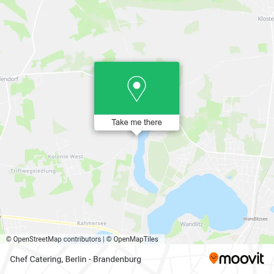 Chef Catering map