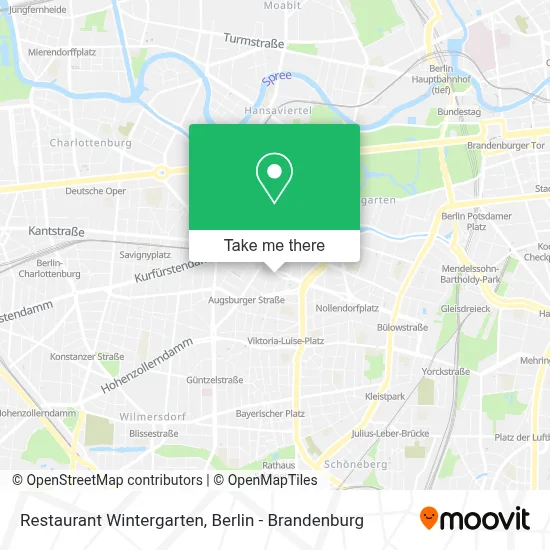 Restaurant Wintergarten map
