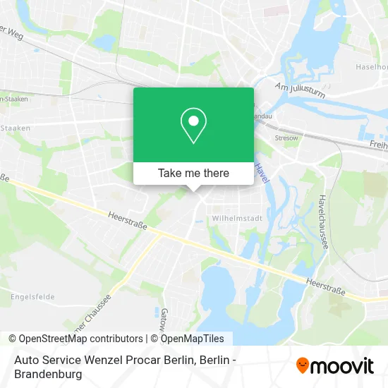 Auto Service Wenzel Procar Berlin map