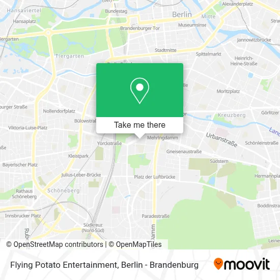 Flying Potato Entertainment map
