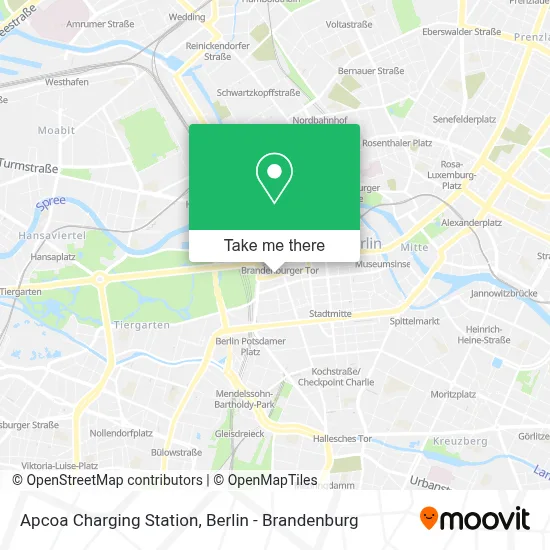 Apcoa Charging Station map