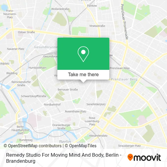 Remedy Studio For Moving Mind And Body map