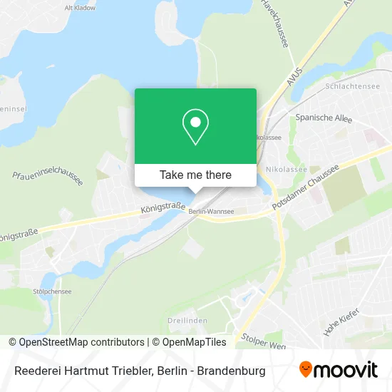 Reederei Hartmut Triebler map