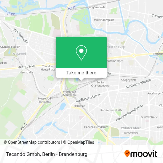 Tecando Gmbh map