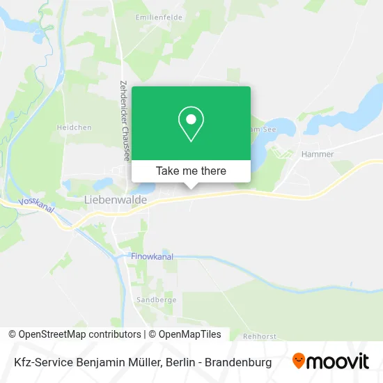 Kfz-Service Benjamin Müller map