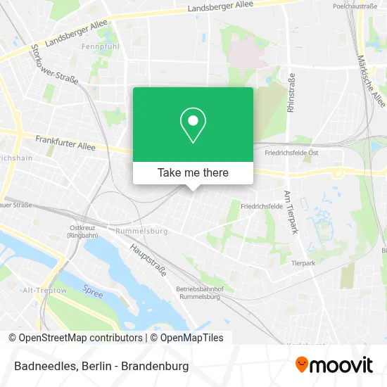 Badneedles map