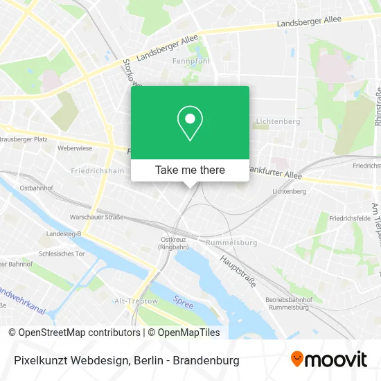 Pixelkunzt Webdesign map
