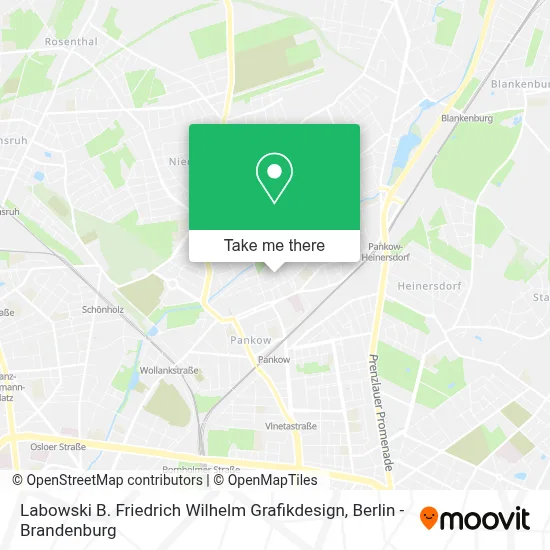 Labowski B. Friedrich Wilhelm Grafikdesign map