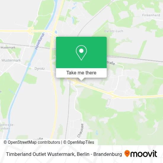 Timberland Outlet Wustermark map