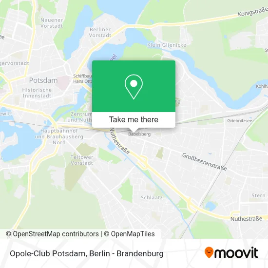 Opole-Club Potsdam map