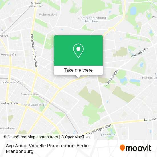 Avp Audio-Visuelle Prasentation map