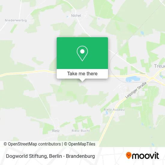 Dogworld Stiftung map