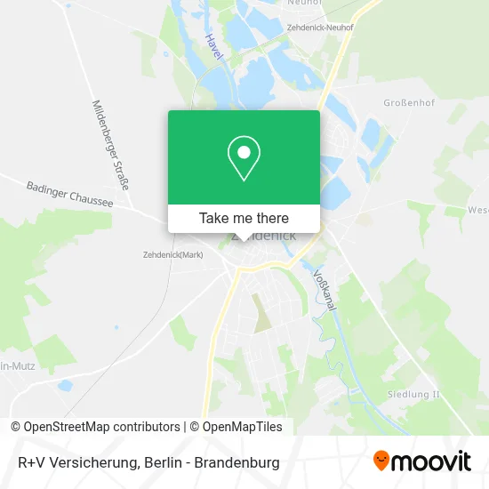 R+V Versicherung map