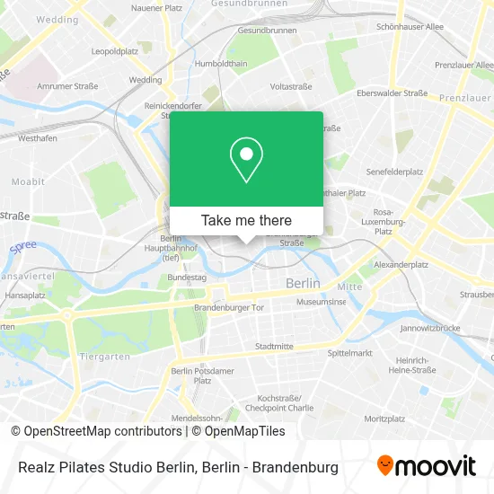 Realz Pilates Studio Berlin map