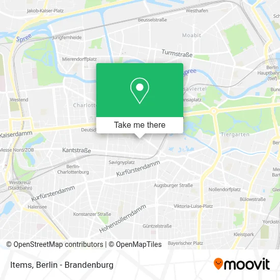 Items map