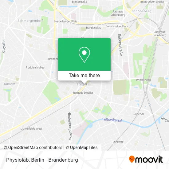 Physiolab map