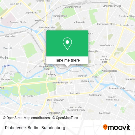 Diabetesde map