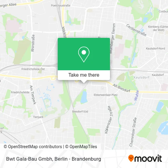 Bwt Gala-Bau Gmbh map