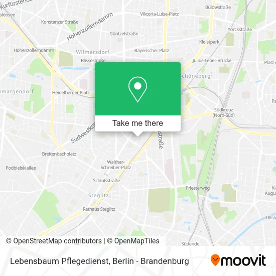 Lebensbaum Pflegedienst map