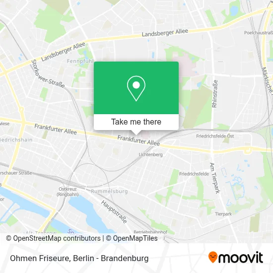 Ohmen Friseure map