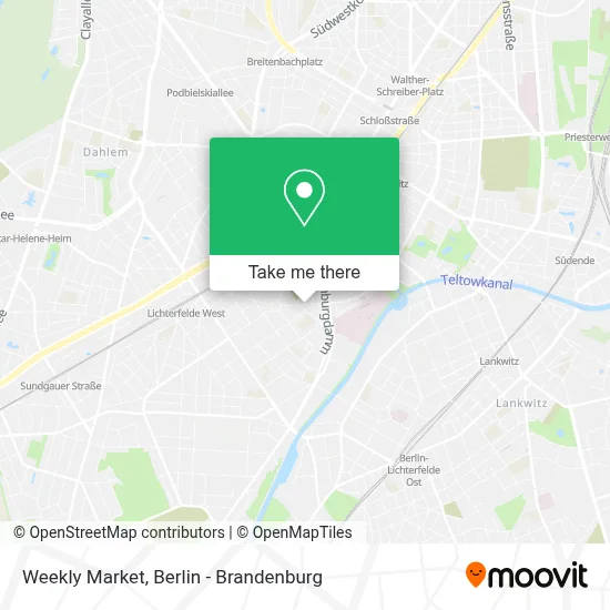 Wochenmarkt map