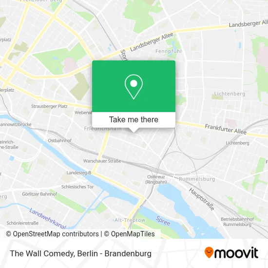 The Wall Comedy map
