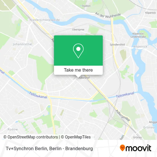 Tv+Synchron Berlin map
