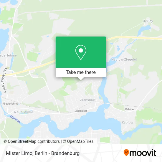 Mister Limo map