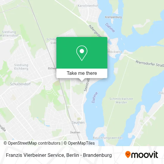 Franzis Vierbeiner Service map