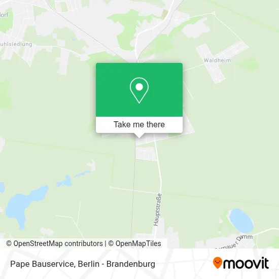 Pape Bauservice map