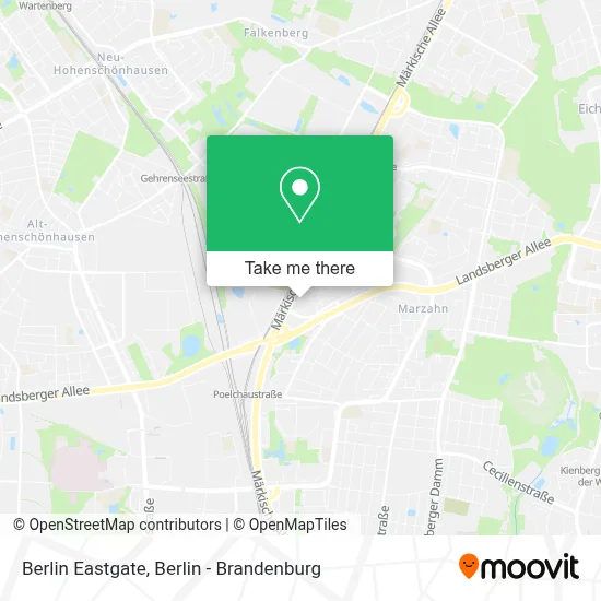 Berlin Eastgate map