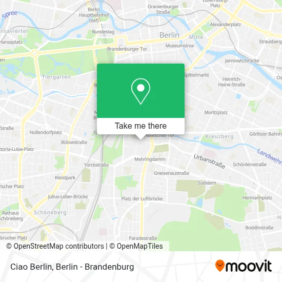 Ciao Berlin map