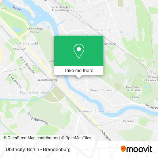 Ubitricity map